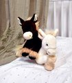 Plyšový koník Horse Vanilla À la Campagne Histoire d’ Ours v darčekovom balení biely 35 cm od 0 mes