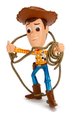 Figúrka zberateľská Woody Pixar Jada kovová výška 10 cm