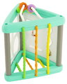 Didaktický trojhran s aktivitami Activity Triangle & Shape Sorter Infantino s vkladacími tvarmi od 3 mes INF315178-01