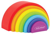 Skladačka dúha Magic Rainbow Stacker Infantino 7 dielna od 12 mes INF315280-01