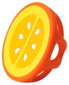 Silikónové hryzátko Pomaranč Soothing Silicone Teether Orange Infantino oranžové od 0 mes
