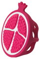 Silikónové hryzátko Granátové jablko Soothing Silicone Teether Pomegranate Infantino ružové od 0 mes