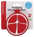 Silikónové hryzátko Granátové jablko Soothing Silicone Teether Pomegranate Infantino červené od 0 mes INF315306-01