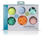 Senzorické loptičky s textúrami Super SoftTextured Multi Ball Set Infantino 6 farebných loptičiek od 6 mes INF315362