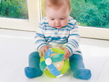 Hudobná loptička Blink'N Bling Ball Infantino so zvukmi a svetlom od 6 mes