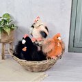 Plyšová sliepočka Les Poulettes Histoire d’ Ours čierna 28 cm od 0 mes