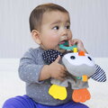 Plyšový maznáčik tučniak Cuddly Teether Penguin Infantino s hryzátkom od 0 mes INF316329-01