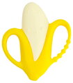 Silikónové hryzátko Banán Lil' Nibbles Textured Silicone Teether™ Banana Infantino žlté od 0 mes