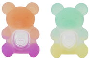 Hryzátko medvedík Teethimal Pop Pals Bear Infantino silikónové 2 kusy od 0 mes