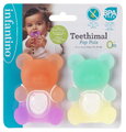 Hryzátko medvedík Teethimal Pop Pals Bear Infantino silikónové 2 kusy od 0 mes INF316777-01