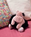 Plyšový hrošík so sukničkou Hippo Tutu Pink Histoire d’ Ours ružový 22 cm od 0 mes