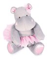 Plyšový hrošík so sukničkou Hippo Tutu Pearl Grey Histoire d’ Ours sivý 22 cm od 0 mes