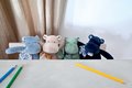 Plyšový hrošík so šatkou Hippo Bandana Navy Blue Histoire d’ Ours modrý 22 cm od 0 mes