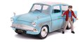 Autíčko Ford Anglia 1959 s figúrkou Harry Potter Jada kovové s otvárateľnými dverami dĺžka 19 cm 1:24