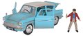 Autíčko Ford Anglia 1959 s figúrkou Harry Potter Jada kovové s otvárateľnými dverami dĺžka 19 cm 1:24