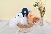 Plyšová sliepočka Chick À la Campagne Histoire d’ Ours rôzne farby 15 cm od 0 mes