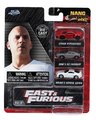 Autíčka Fast & Furious Nano Cars Wave 4 Jada kovové dĺžka 4 cm sada 3 druhov