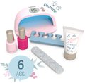 Manikúra s elektronickou UV lampou My Beauty Nail Set Smoby s pilníkom krémom a dva gél laky na nechty