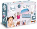 Manikúra s elektronickou UV lampou My Beauty Nail Set Smoby s pilníkom krémom a dva gél laky na nechty