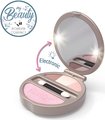 Púder na tvár My Beauty Powder Compact Smoby so zrkadielkom a svetlom a tiene na oči