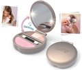 Púder na tvár My Beauty Powder Compact Smoby so zrkadielkom a svetlom a tiene na oči