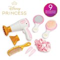 Kaderníčka s elektronickým sušičom na vlasy Princezné Disney Hair Set Smoby s 2 nadstavcami a zrkadlo a doplnkami