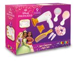 Kaderníčka s elektronickým sušičom na vlasy Princezné Disney Hair Set Smoby s 2 nadstavcami a zrkadlo a doplnkami