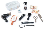 Kadernícky vozík s elektronickým sušičom na vlasy My Hair Style Trolley Smoby so zvukom a svetlom 13 doplnkov
