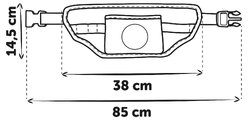 Kadernícky opasok s elektronickým sušičom na vlasy My Hair Style Belt Smoby so zvukom a svetlom a zrkadlom 8 doplnkov