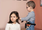Kadernícky opasok s elektronickým sušičom na vlasy My Hair Style Belt Smoby so zvukom a svetlom a zrkadlom 8 doplnkov