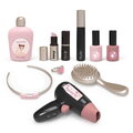 Kozmetický kufrík so zrkadlom My Beauty Vanity Smoby kaderníctvo s fénom a kozmetika s nechtovým štúdiom 10 doplnkov