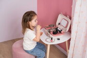 Kozmetický kufrík so zrkadlom My Beauty Vanity Smoby kaderníctvo s fénom a kozmetika s nechtovým štúdiom 10 doplnkov