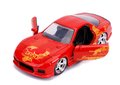 Autíčko Fast & Furious Jada kovové s otvárateľnými dverami 6 druhov dĺžka 13,5 cm 1:32