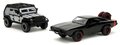Autíčka Tejs Jeep Wrangler a Dodge Charger 1970 Fast & Furious Twin Pack Jada kovové s otvárateľnými dverami dĺžka 13 cm 1:32