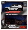 Autíčka Tejs Jeep Wrangler a Dodge Charger 1970 Fast & Furious Twin Pack Jada kovové s otvárateľnými dverami dĺžka 13 cm 1:32