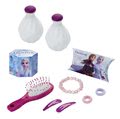 Kozmetický stolík so stoličkou Frozen Smoby so srdiečkovým zrkadlom a 10 doplnkami