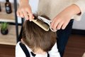 Holičstvo trojkrídlové Barber Cut&Barber Shop Smoby starostlivosť o vlasy a fúzy, umyváreň so šampónom a predajný pult s 19 doplnkami