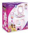 Kozmetický stolík Disney Princess 2in1 Hairdresser Smoby a stolička s 10 skrášľovacími doplnkami 94 cm výška