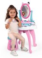 Kozmetický stolík s otáčateľným zrkadlom a stoličkou Gabby Dressing Table 2v1 Smoby s úložným priestorom pre 12 doplnkov