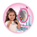 Kozmetický stolík s otáčateľným zrkadlom a stoličkou Gabby Dressing Table 2v1 Smoby s úložným priestorom pre 12 doplnkov
