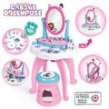 Kozmetický stolík s otáčateľným zrkadlom a stoličkou Gabby Dressing Table 2v1 Smoby s úložným priestorom pre 12 doplnkov