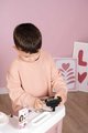 Kozmetický stolík s elektronickým fénom My Beauty Center 3v1 Smoby kaderníctvo a kozmetika s nechtovým štúdiom 26 doplnkov