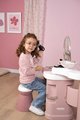 Kozmetický stolík s elektronickým fénom My Beauty Center 3v1 Smoby kaderníctvo a kozmetika s nechtovým štúdiom 26 doplnkov
