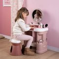 Kozmetický stolík s nastaviteľným zrkadlom My Beauty Dressing Table Smoby so stoličkou a 15 skrášľujúcimi doplnkami