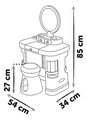 Kozmetický stolík s nastaviteľným zrkadlom My Beauty Dressing Table Smoby so stoličkou a 15 skrášľujúcimi doplnkami