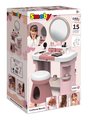 Kozmetický stolík s nastaviteľným zrkadlom My Beauty Dressing Table Smoby so stoličkou a 15 skrášľujúcimi doplnkami