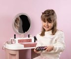 Kozmetický stolík s nastaviteľným zrkadlom My Beauty Dressing Table Smoby so stoličkou a 15 skrášľujúcimi doplnkami
