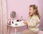 Kozmetický stolík s polohovateľným zrkadlom My Beauty Studio Smoby s otočnými poličkami a stromčeky na zavesenie šperkov s 15 doplnkami