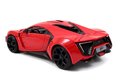 Autíčko Lykan Hypersport Fast & Furious Jada kovové s otvárateľnými časťami a gumenými kolieskami 19 cm dĺžka 1:24