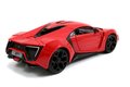 Autíčko Lykan Hypersport Fast & Furious Jada kovové s otvárateľnými časťami a gumenými kolieskami 19 cm dĺžka 1:24